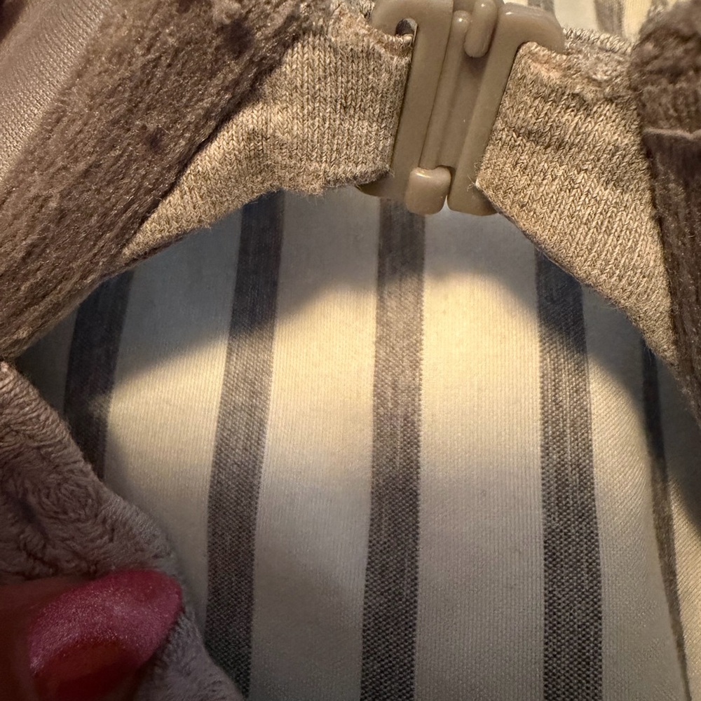 Gray Lace Racerback Bra - Picture 3 of 6